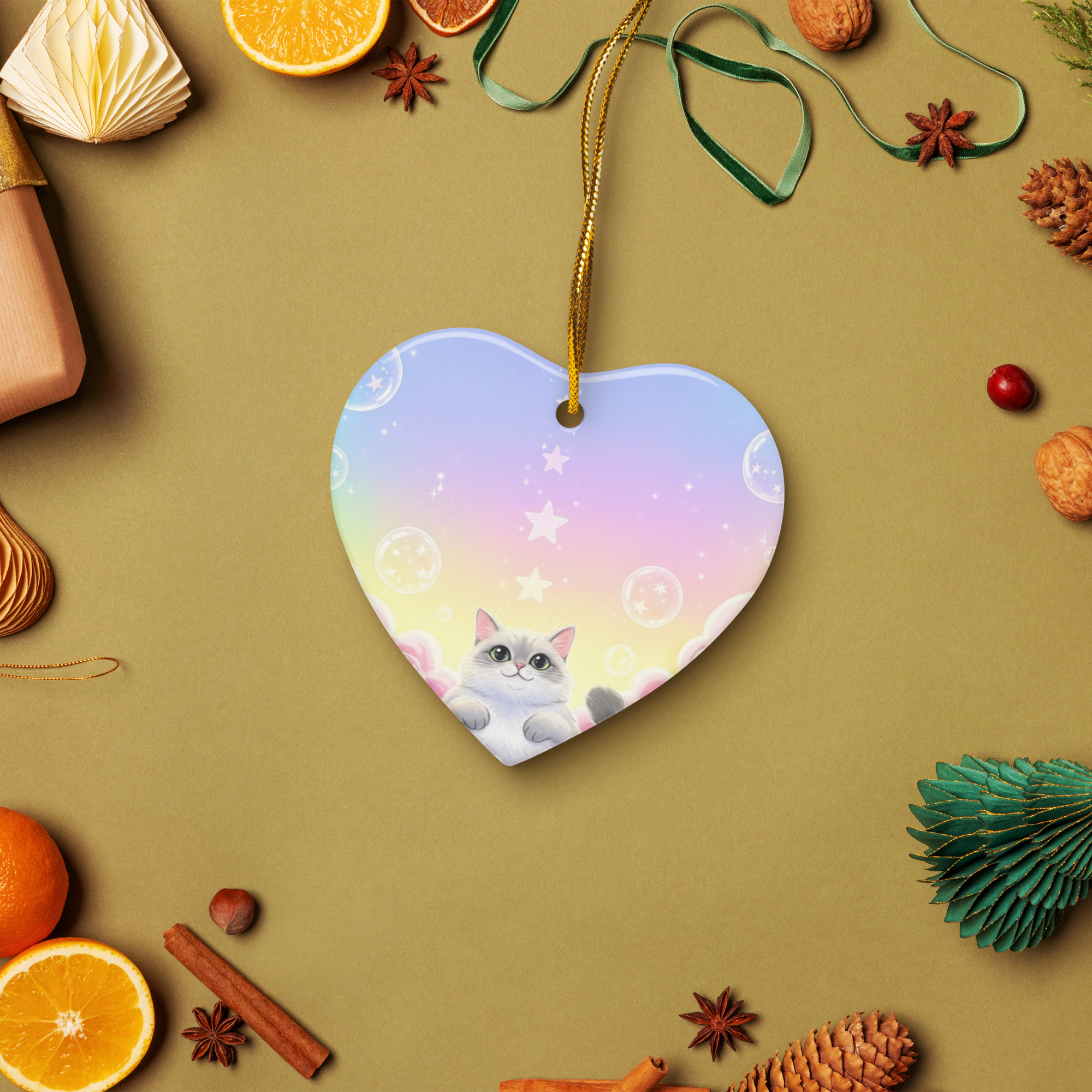 Adornos de cerámica a doble cara - Imagen 4