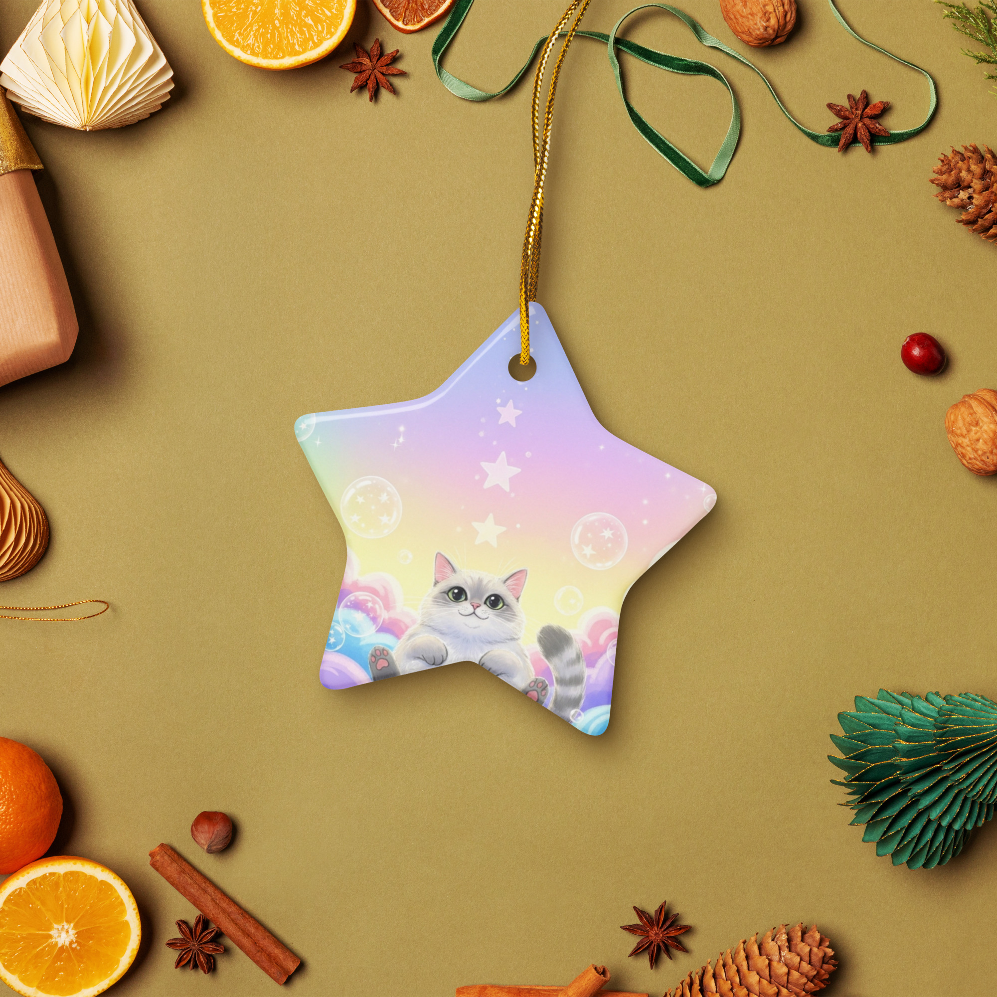 Adornos de cerámica a doble cara - Imagen 8